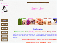 Tablet Screenshot of formation-esthetique.be